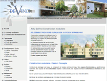 Tablet Screenshot of devinci-sa.fr